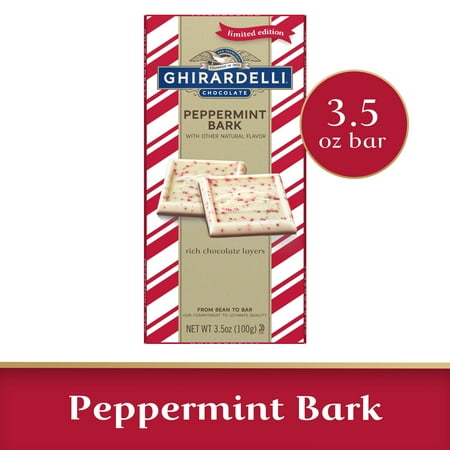GHIRARDELLI Peppermint Bark Bar, 3.5 Oz Bar