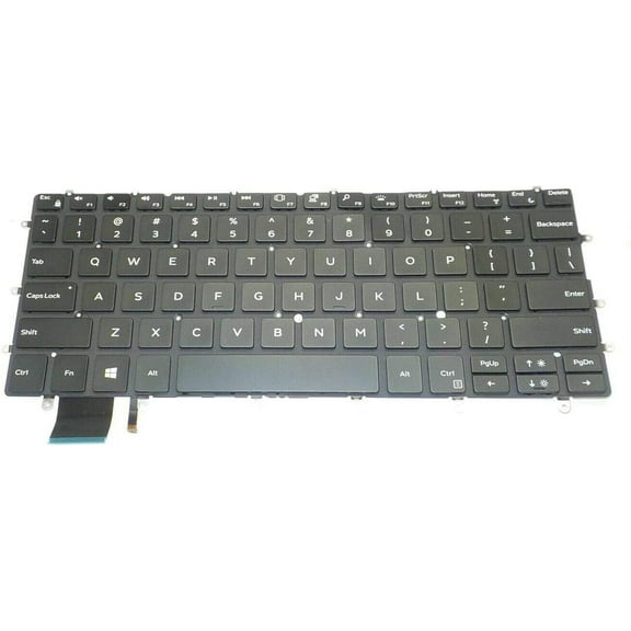 New US Black English Backlit Laptop Keyboard (Without palmrest) for Dell P82G001 P82G002 Light Backlight