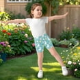 thumbnail image 6 of joogoo Bunny Easter Eggs Girls Lined Shorts Bike Dance Bottoms 6T, 6 of 7