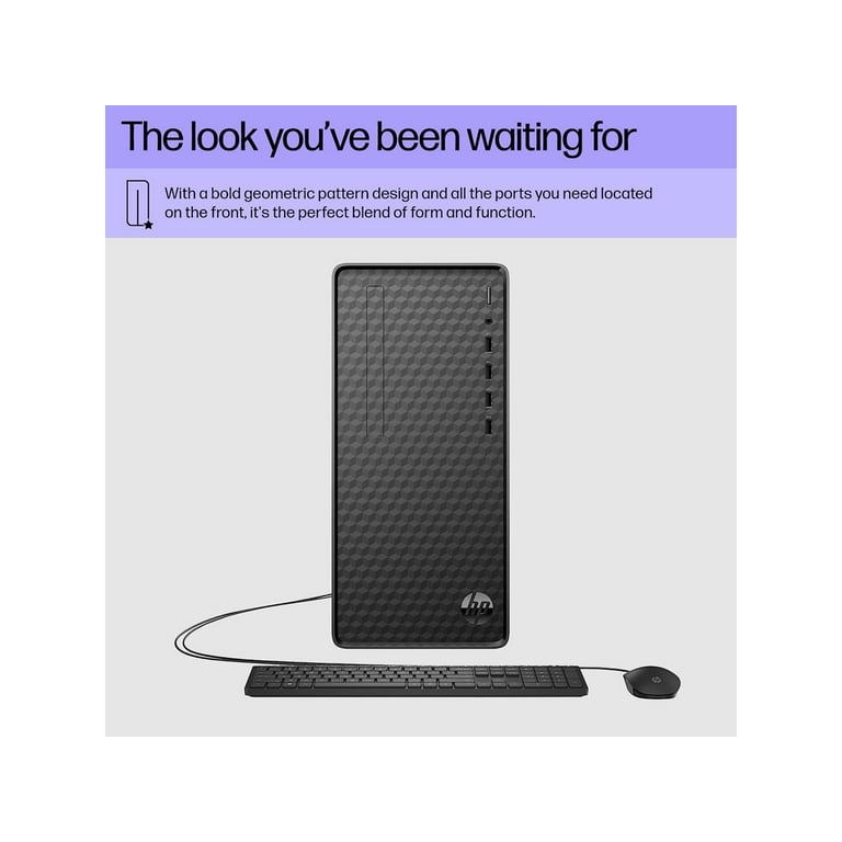 HP Desktop M01-F3020 PC, AMD Ryzen 3 5300G, Gaming