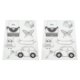 thumbnail image 2 of Sellos transparentes para manualidades, sellos transparentes de silicona con estampado de máquina de escribir para coche, patrones de búho, para álbumes de fotos DIY, 2 uds., 2 of 5