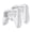White, variant on Comfort Grip Handle for Nintendo Switch & Switch OLED Joy-Con Controllers - Enhance Gaming Experience, Easy Attach, Multiple Colors