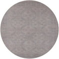 thumbnail image 1 of Ahgly Company Machine Washable Indoor Round Industrial Modern Rosy Brown Pink Area Rugs, 4' Round, 1 of 7