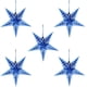 thumbnail image 1 of Paquete de 5 farolillos de estrella de papel, pantalla de estrella, adornos navideños colgantes para boda, fiesta de cumpleaños, decoración del hogar, Navidad, Halloween Sincero  Ropa, 1 of 7