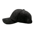 thumbnail image 5 of Riforla Corduroy Baseball Cap for Men and Women Stylish Casual Sun Hat Versatile Soft Texture Sunshade Cap Hats for Woman Black, 5 of 8