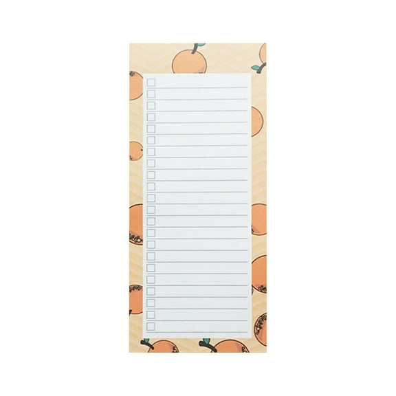 Magnetic Tear-Away Notepad Small Notebook Daily Planner Punch Card Memo List Task List C, Tearable Memo Book Small Notebook Daily Plan Book Clock in Memo List Task List