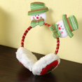 thumbnail image 4 of Winter Earmuff Cute Cartoon Festive Fluffy Ear Muff Ear Warmer for Christmas, 4 of 4