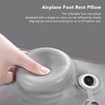 thumbnail image 4 of Inflatable Foot Rest Pillow, Portable PVC Flocking Footrest for Office, Home,Travel, Reducing Fatigue, 4 of 8