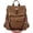 1029 Brown, variant on Backpack Purse for Women Stylish Vegan Leather Shoulder Bag Designer Travel Purse with Detachable Colorful Strap Beige