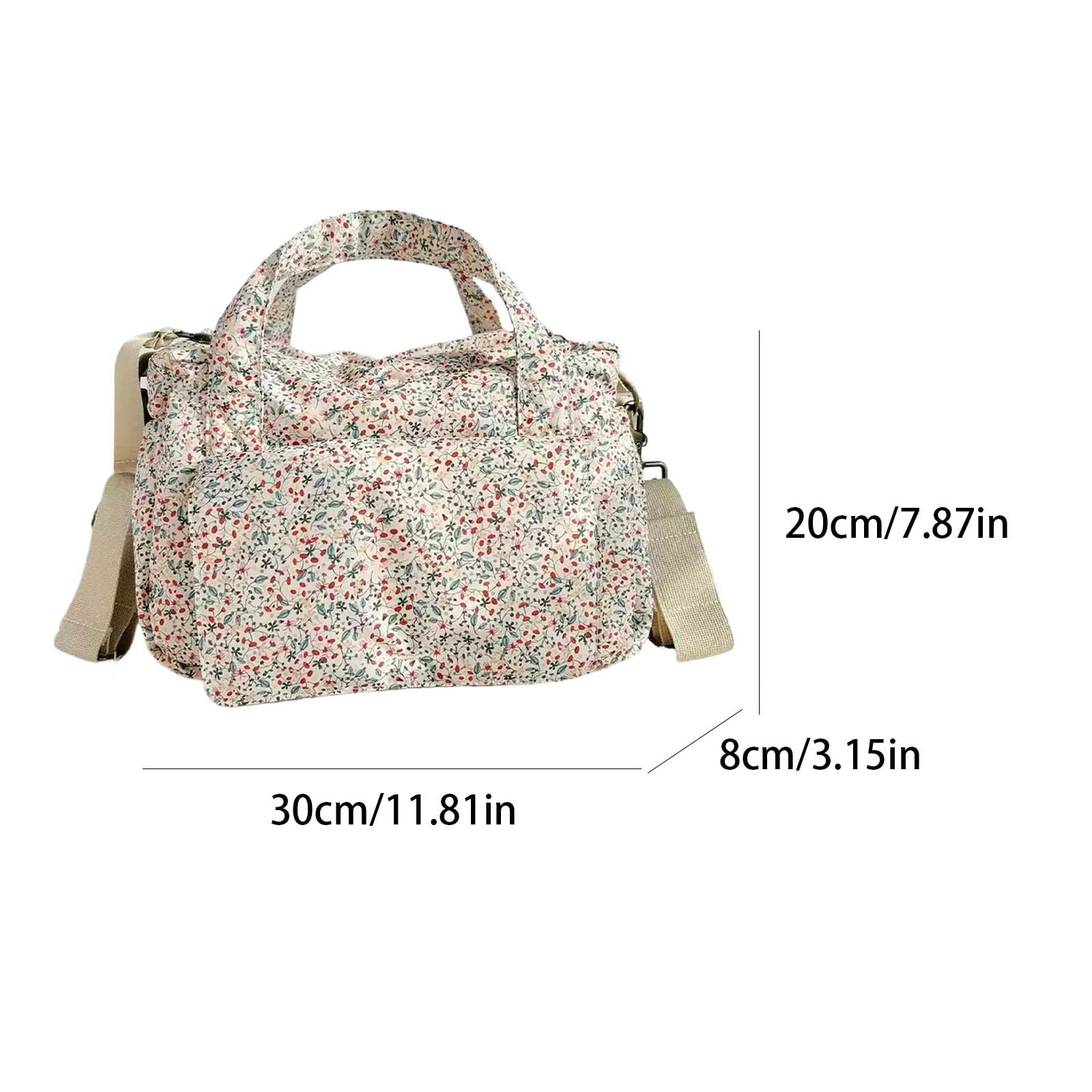 Cute Bear Embroidered Baby Diaper Bag, Large Capacity Multifunction Travel Organizer, Portable Nappy Tote Baby Shower Gift for New Mom (style5)