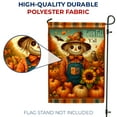 thumbnail image 4 of America Forever Fall Scarecrow Garden Flag, 12.5 x 18 inches Double Sided, Happy Fall Y'all Pumpkin and Sunflower, Pumpkins Harvest, Autumn Garden Decor, Fall Outdoor Seasonal Flags for Yard, Lawn, 4 of 5
