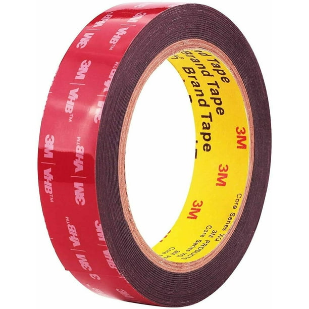 Double Sided Tape 3m Vhb Heavy Duty Mounting Tape Waterproof 1 Inch X 18 Feet Walmart Com