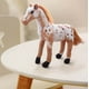 thumbnail image 2 of Muñeco de Caballo de Imitación, Juguete, Caballo Blanco, Caballo Marrón, Regalo de Navidad, Sofá, Muebles, Decoración, 2 of 6