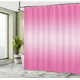 thumbnail image 5 of Ambesonne Ombre Shower Curtain, Candy Inspired Art, 69"Wx84"L, Pink, 5 of 5