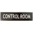 thumbnail image 2 of Control Room Sign - Black (Aluminium, Size 2X7.5) (ref-2201), 2 of 5