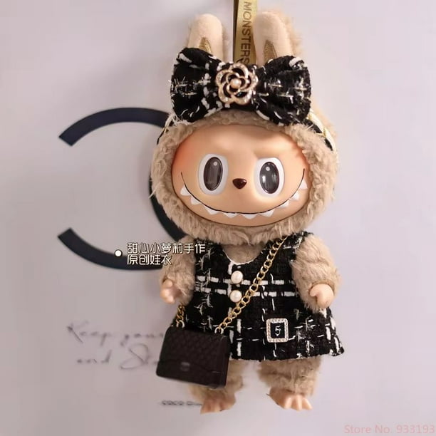 Ropa para muñeca Labubu y conjunto de atuendo para muñecas de 17 cm, ropa de diseñador labubu - Vestidos de moda premium con accesorios, ropa de muñeca elegante de lujo y paquete Ropa para muñeca Labubu y conjunto de atuendo para muñecas de 17 cm, ropa de diseñador labubu - Vestidos de moda premium con accesorios, ropa de muñeca elegante de lujo y paquete