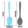 thumbnail image 2 of Juego de mini utensilios de cocina de 2 piezas: utensilios de cocina de silicona con espátulas, 2 of 5