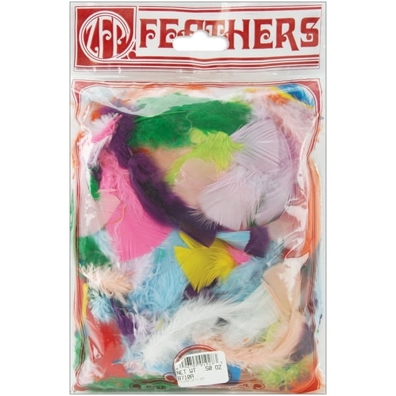 Turkey Plumage Feathers .5oz-Assorted