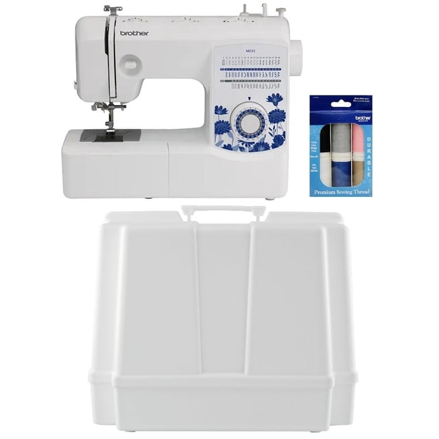 Máquina de coser Brother MZ53 de 53 puntadas con funda de almacenamiento e hilo
