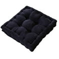 thumbnail image 3 of Corduroy Memory Foam Chair Pads/Cushions Dark Blue, 3 of 8