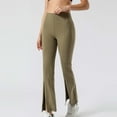 thumbnail image 5 of Plebaso Pants for Women Casual High Waist Flare Yoga Pant Ladies Sports Running Yoga Athletic Trousers, 5 of 7