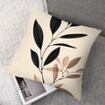 thumbnail image 7 of Acheng Palm Leaves with Lush Branches and Leaves Tropical Jungle Palm Leaves Short Plush Pillowcase Set of 2 White, 7 of 7