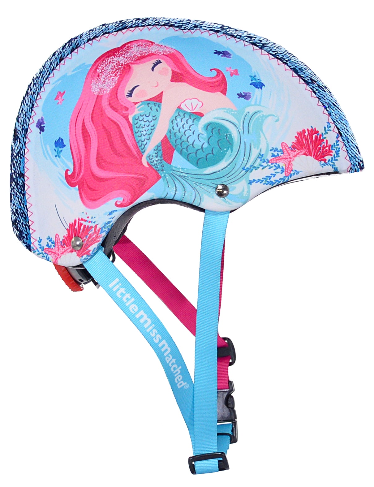 Adjustable Childrens Lightweight Apollo Mermaid Kids Bike Helmet 48-52cm 