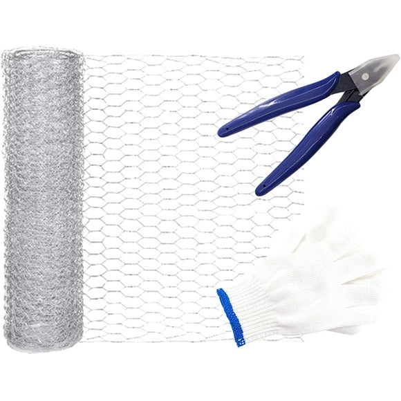 Miangastore 1 Set Poultry Wire Netting Silver Steel Mesh for Home Improvement
