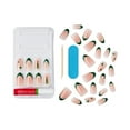 thumbnail image 4 of KISS Voguish Fantasy Holiday Press on Nails, Midnight Air, Green, Medium Almond, 28 Count, 4 of 11