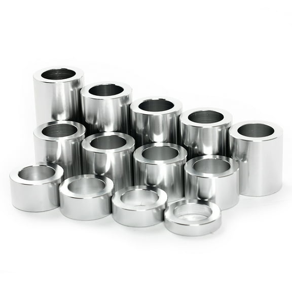 13 pcs Wheel Axle Spacers for Harley Dyna Sportster Softail Touring 3/4" ID 1 1/8" OD