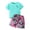 j-720Green307, variant on Boys Outfit Sets Summer Style Coconut Print Short Sleeve Shirt And Shorts Kids O-Neck Breathable Clothes Sets
