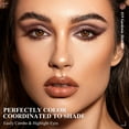 thumbnail image 4 of 6PCS Cream Eyeshadow Stick Makeup Sets, Metallic And Matte Shimmer Eye Shadow Eye Brightener Stick Pencil Crayon, A02-Taupe Mauve, 4 of 9