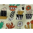 thumbnail image 5 of oneOone Georgette Viscose Fabric Leaves & Floral Block Printed Craft Fabric BTY 42 Inch Wide, 5 of 5