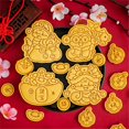 thumbnail image 2 of New Year Fondant Cookie Stamp Heat Resistant Snake Themed Biscuit Mould Plastic Baking Mold for Cake Sugarcraft Tool, 2 of 4