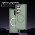 thumbnail image 4 of Dteck Magnetic Case for Samsung Galaxy S25 Ultra Compatible with Magsafe Dual Layer TPU+PC Military-Grade Protection Shockproof Rugged Protective Hybrid Cover for Galaxy S25 Ultra,Green, 4 of 7