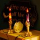 thumbnail image 3 of Juego de 5 estacas para velas de Halloween, manos de esqueleto sosteniendo una vela encendida, resistente al agua, funciona con pilas con temporizador, estatuilla iluminada para fiestas en interiores, 3 of 5