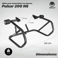 thumbnail image 2 of Slider Protector para moto Mach Pulsar 200 NS Negro M, 2 of 6