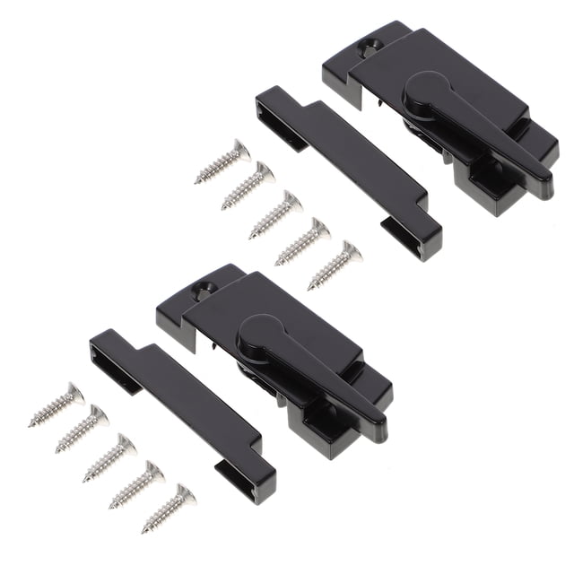 MasteelfCA 2 Sets Sliding Window Sash Locks Zinc Alloy Cam Sash Locks Hung Window Latch Locks