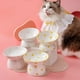 thumbnail image 5 of Tazón de comida para gatos inclinado de cerámica de 200 ml, plato inclinado de para gatos domésticos, antideslizante Zulema  Comedero para gatos, 5 of 7