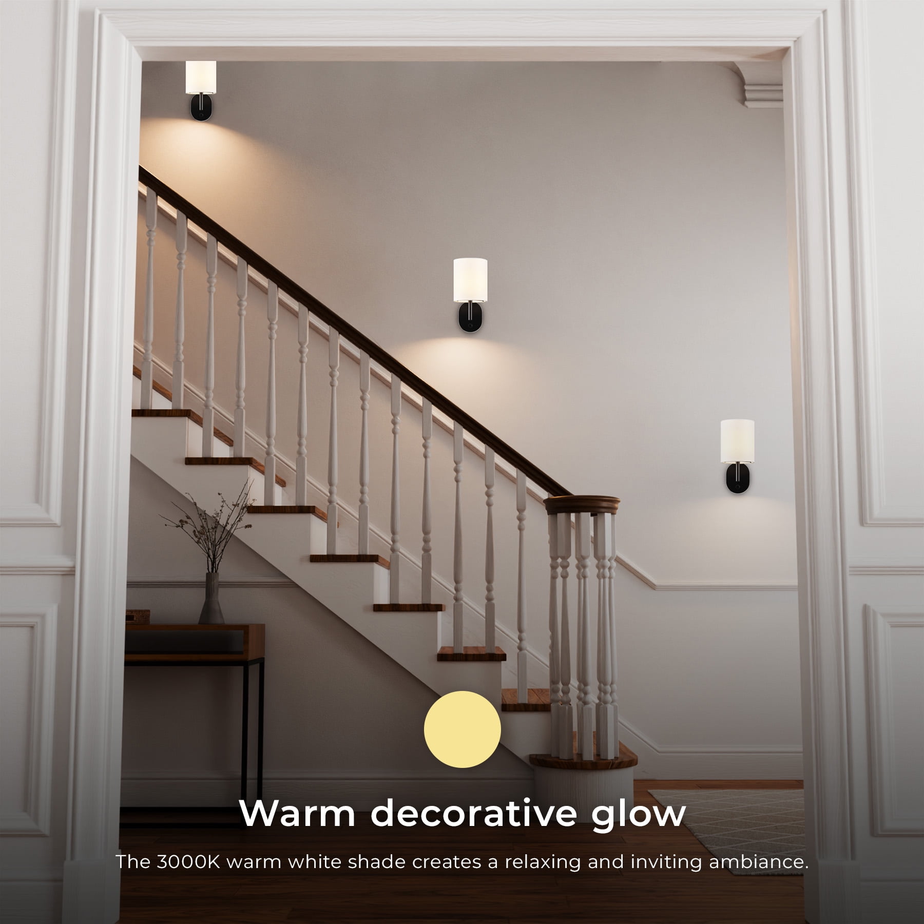 Globe Electric 10.5" Matte Black LED Integrated Rechargeable Indoor Wall Sconce with Charging Cable Included