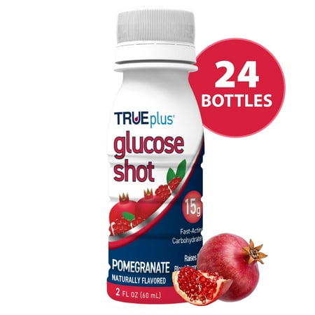 TRUEplus Glucose Shots 24 Bottles - Pomegranate