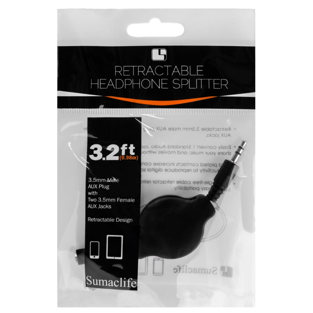 SumacLife In-Ear Headphones, Black, 269878