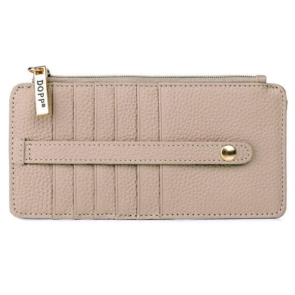 Tarjetero fino Wallet Dopp Pik-Me-Up de piel coloreada