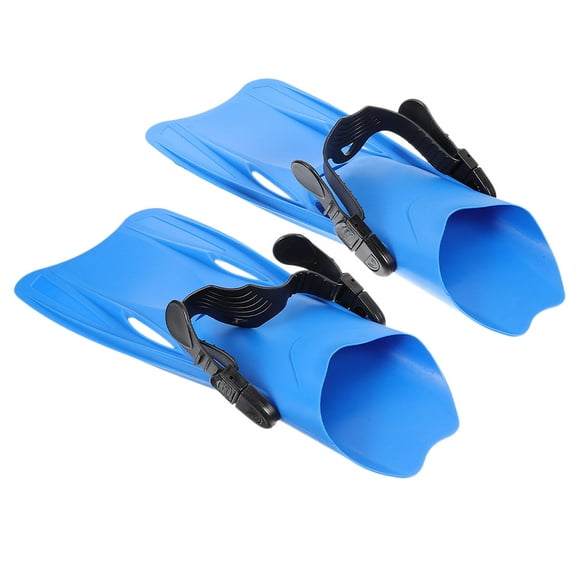 LOLIPPYY Blue Swim Training Fins for Adults Pool Sea Swimming 1 Pair