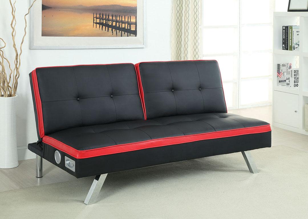 Luplau Futon SofaColorRed