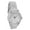 Silver/20mm, variant on Men's Big Heavy Silver -tone ice-out clubbing watch 46mm 14mm thick case. CZ bezel and dial, 22mm wide silver-tone metal with cz bracelet fits 8 inches wrist.