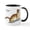White/Black Inside, variant on CafePress - Long Tailed Weasel Mug - 11 oz Ceramic Mug - Novelty Coffee Tea Cup