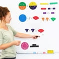 thumbnail image 3 of LNGOOR Magnetic Fraction Presenter Math Tiles Games Ceramic Bars Education Toys Manipulatives, 3 of 6