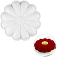 thumbnail image 1 of Molde de silicona para tartas con forma de flor | Molde antiadherente para hornear de silicona | Perfecto para postres de mousse, gelatina, chocolate y dulces | Imprescindible para tu kit de, 1 of 6