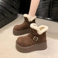 thumbnail image 2 of Women's Boots Winter Boots Platform Sole Lined Ankle Booties for Cold Weather Comfort Stylish Footwear, 2 of 5